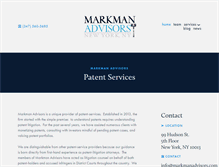 Tablet Screenshot of markmanadvisors.com